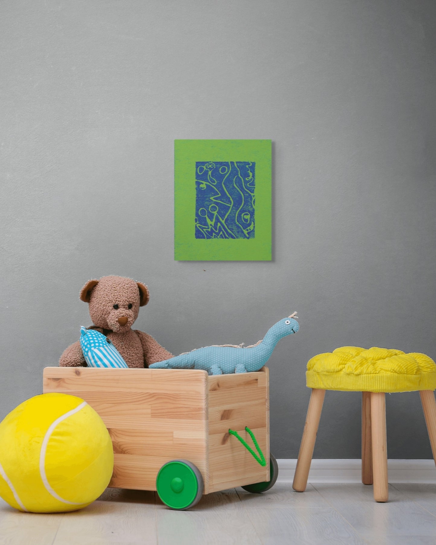Sea Creatures 2 Print 16x20