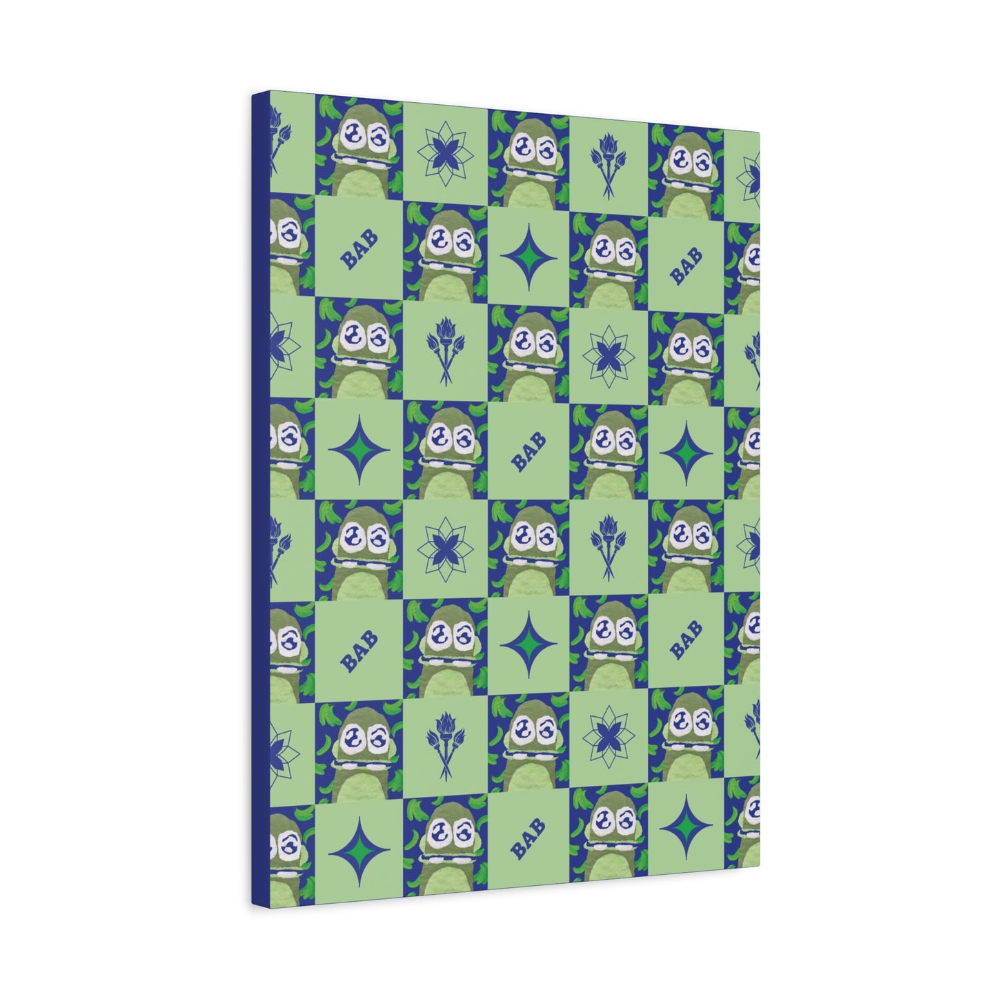 Monkey Mania 2 Canvas Heritage Sea Glass 18x24