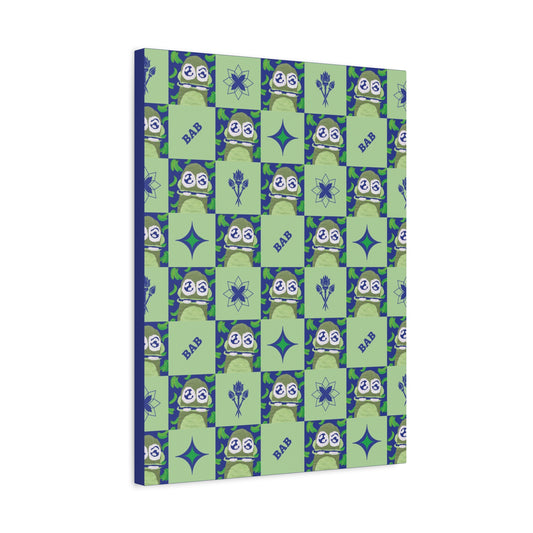 Monkey Mania 2 Canvas Heritage Sea Glass 18x24