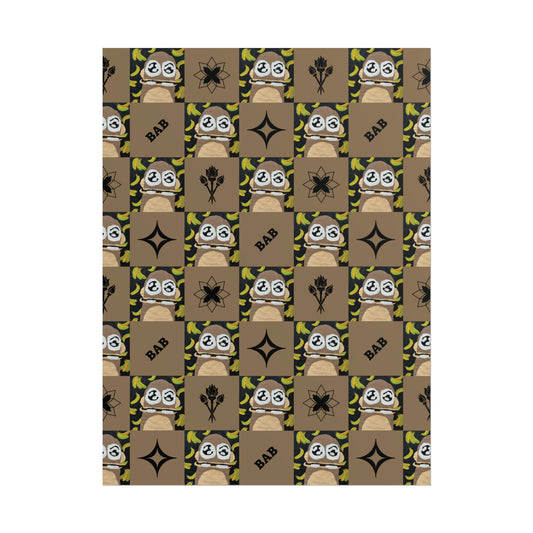 Monkey Classic Print Heritage Caviar 18x24