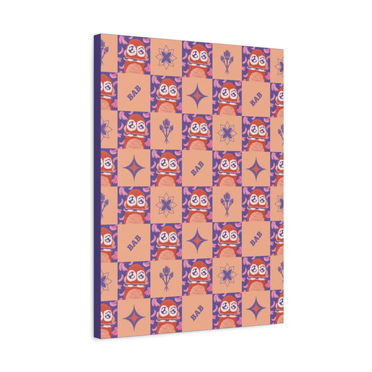 Monkey Mania 4 Canvas Heritage Papaya 18x24