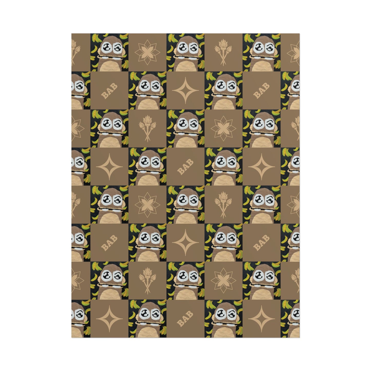 Monkey Classic Print Heritage Truffles 18x24