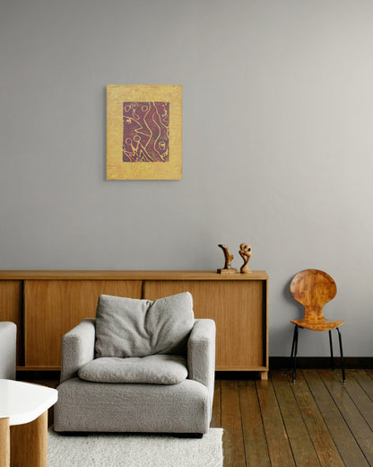 Sea Creatures 1 Canvas 16x20