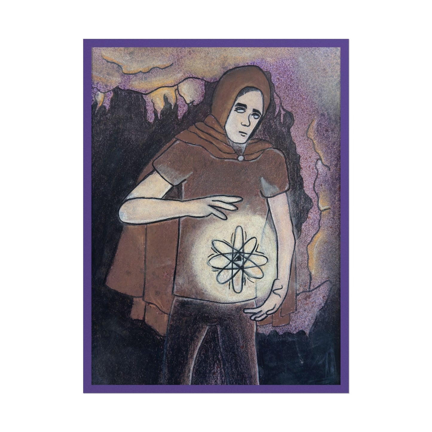 The Secret Atom Print 18x24