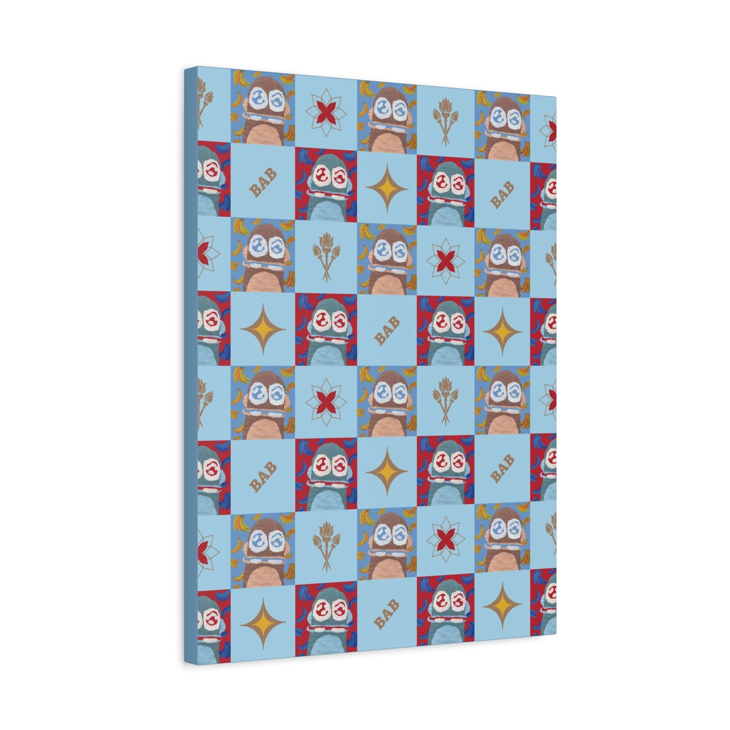 Monkey Mania 1 Canvas Heritage Jewel 18x24