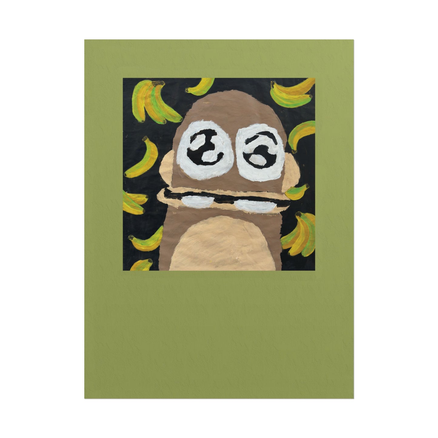 Monkey Classic w/ Wasabi Border Print 18x24