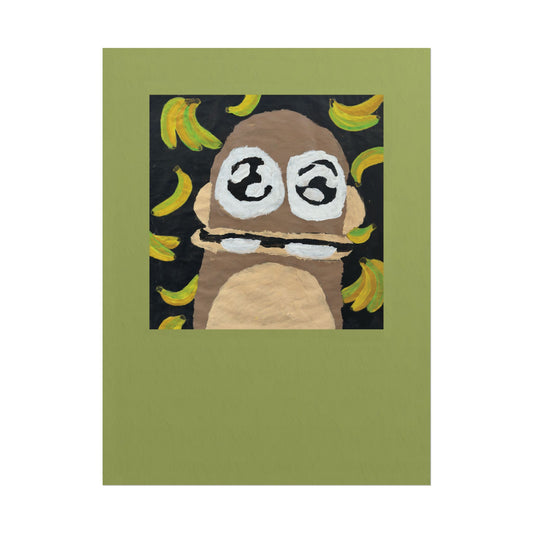 Monkey Classic w/ Wasabi Border Print 18x24