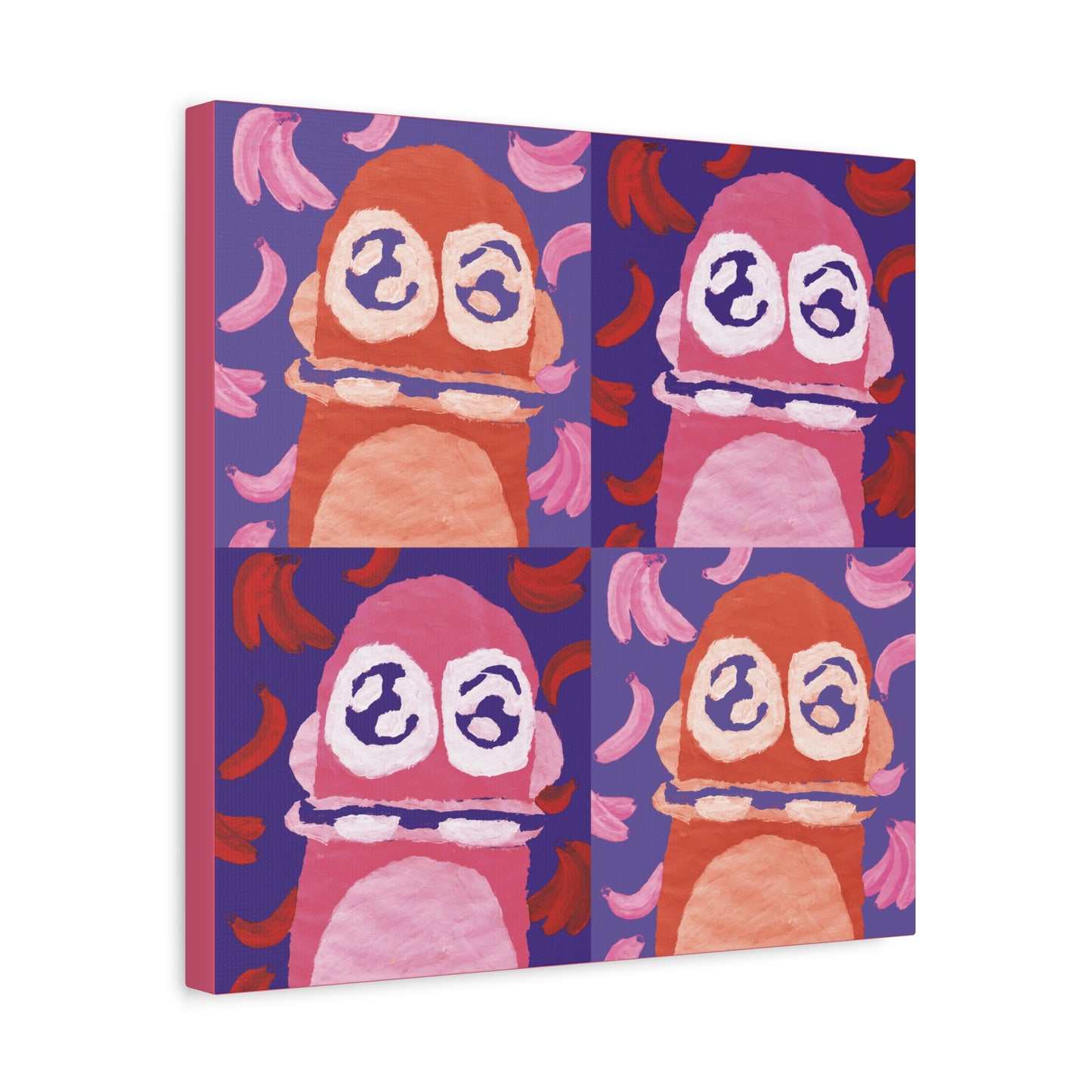 Monkey Mania 4 Canvas 16x16