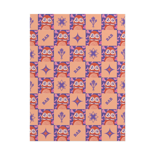 Monkey Mania 4 Print Heritage Papaya 18x24
