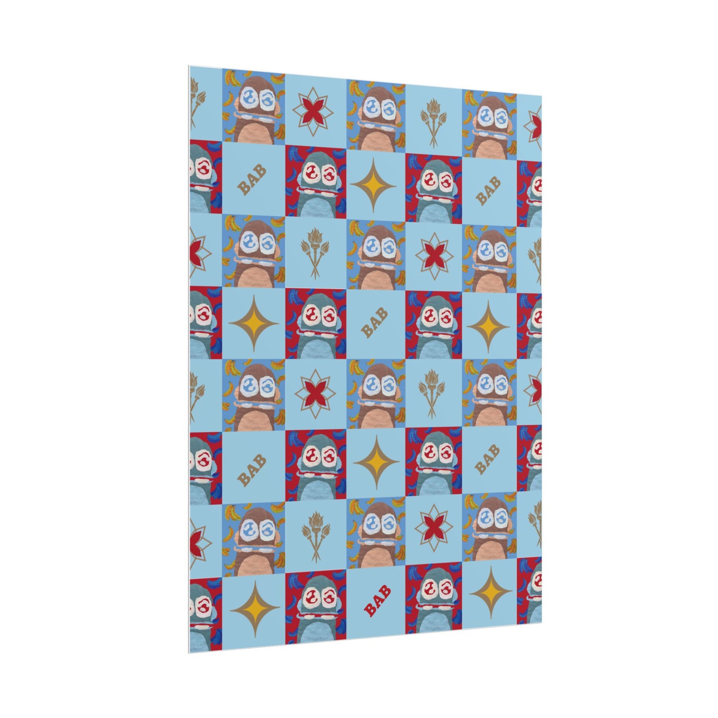 Monkey Mania 1 Print Heritage Jewel 18x24