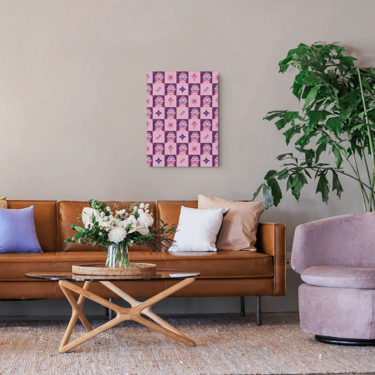 Monkey Mania 4 Canvas Heritage Azalea 18x24