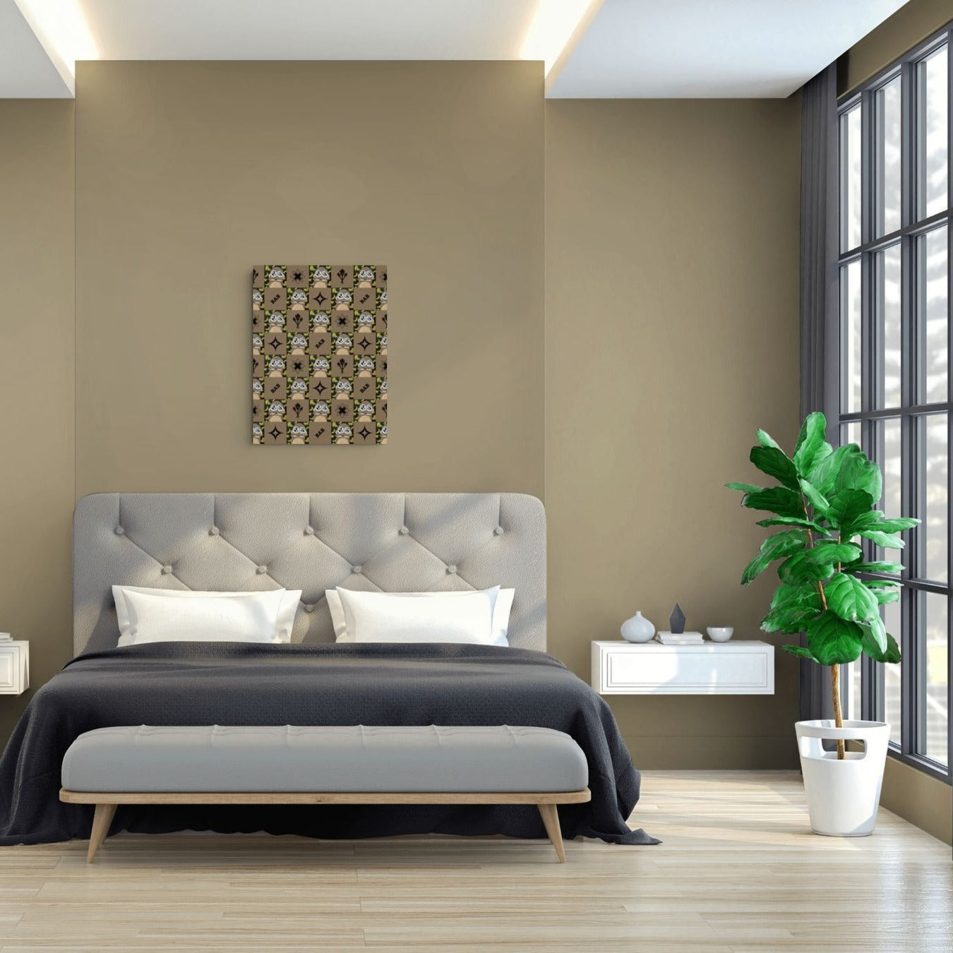 Monkey Classic Canvas Heritage Caviar 18x24