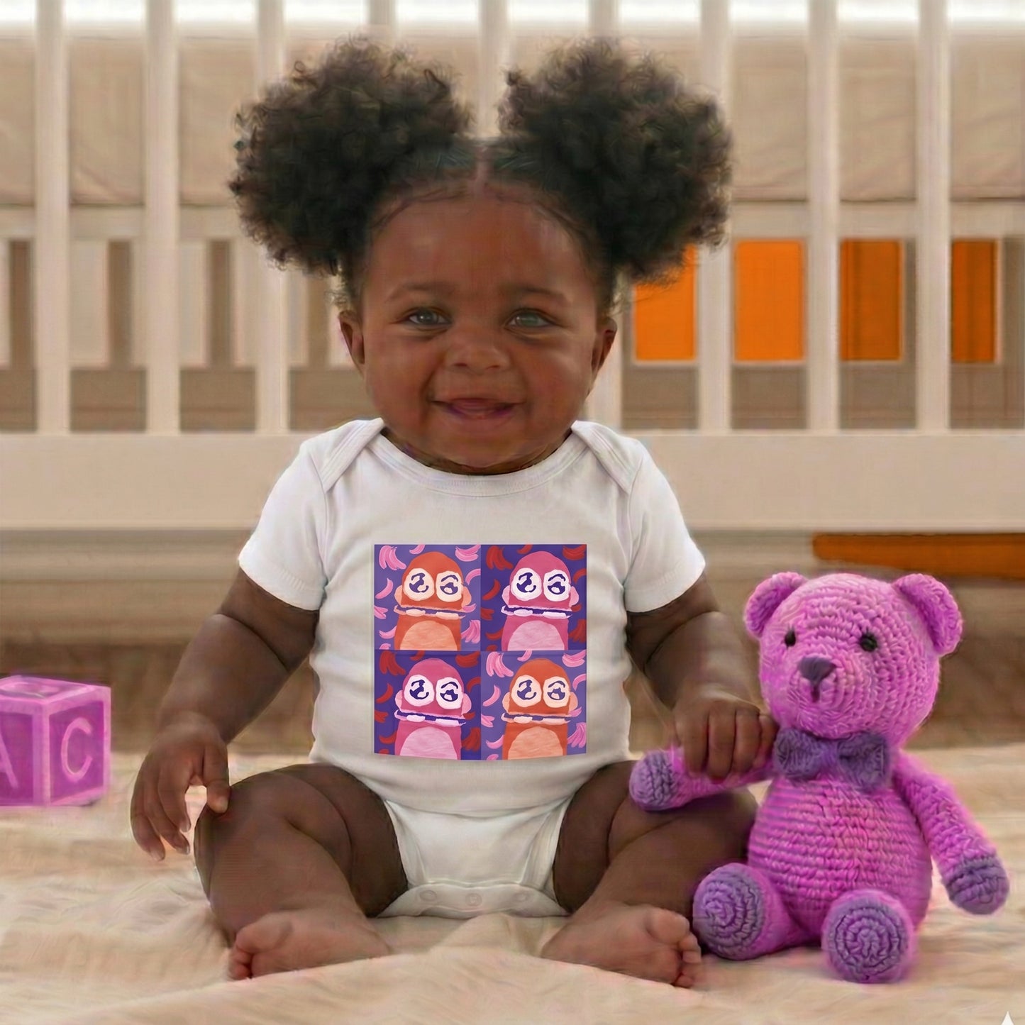 Baby Bodysuit Monkey Mania 4