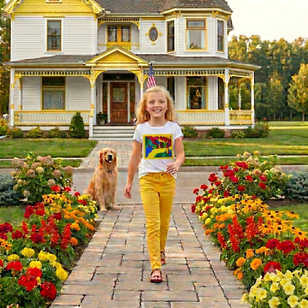 Kid's Tee Charmed Forest