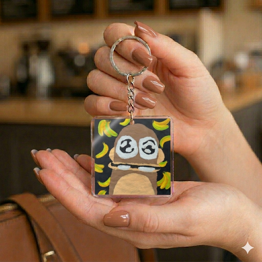 Monkey Classic Keychain