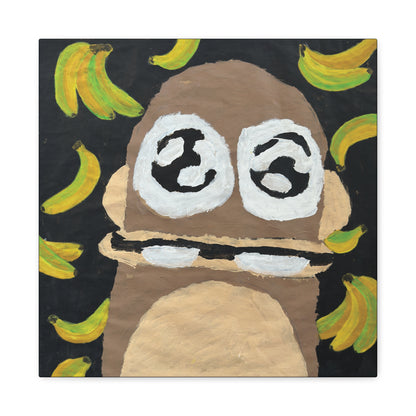 Monkey Classic Print Art Deco 18x24