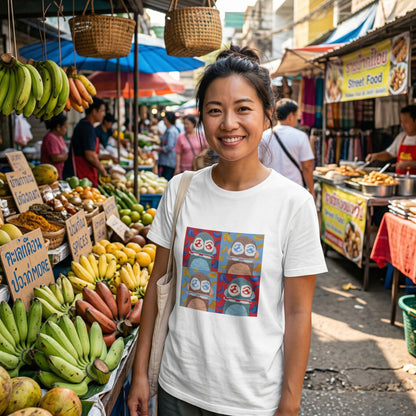 Adult T-shirt Monkey Mania 1