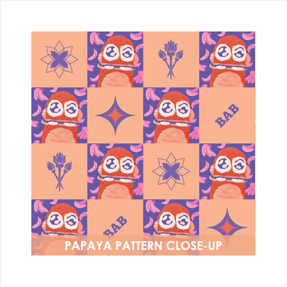 Monkey Mania 4 Canvas Heritage Papaya 18x24