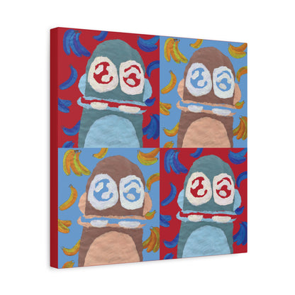 Monkey Mania 1 Canvas 16x16