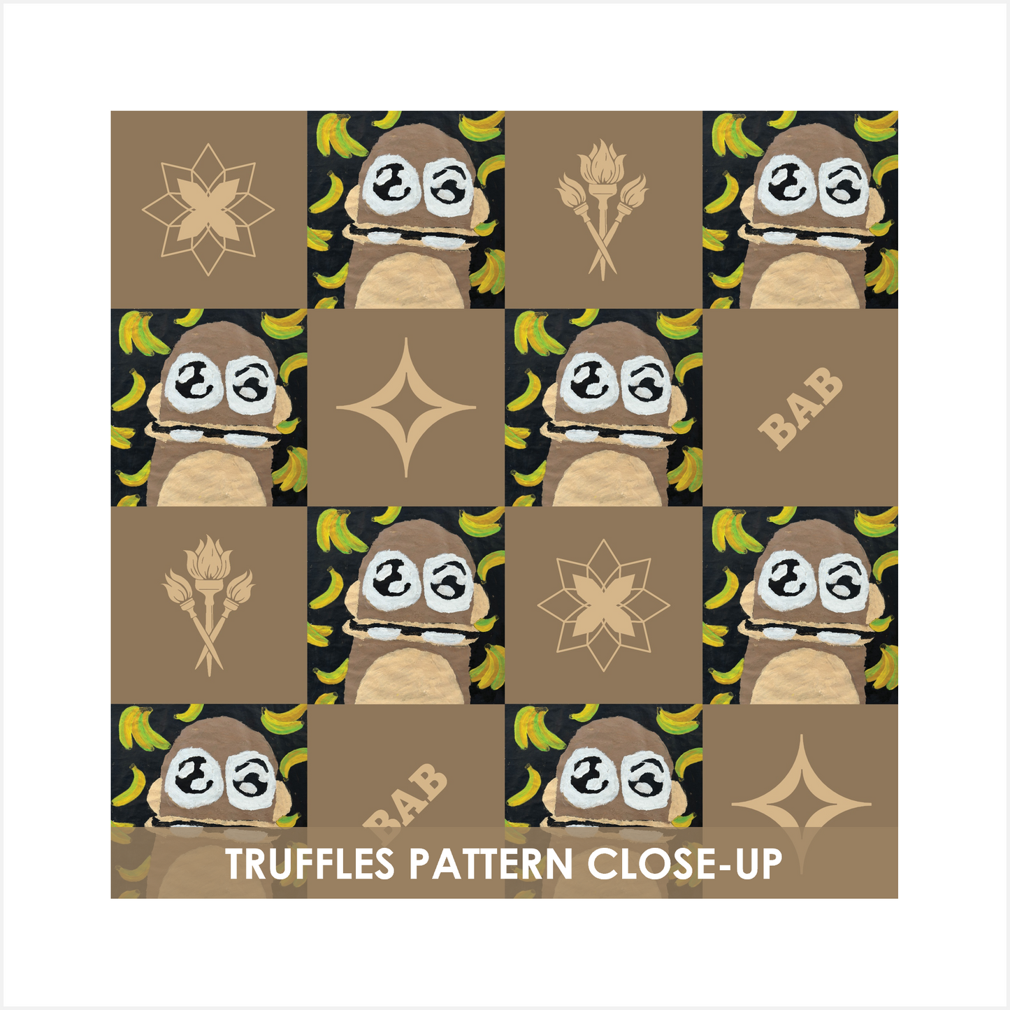 Monkey Classic Canvas Heritage Truffles 18x24