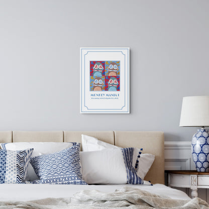 Monkey Mania 1 Print Art Deco 18x24