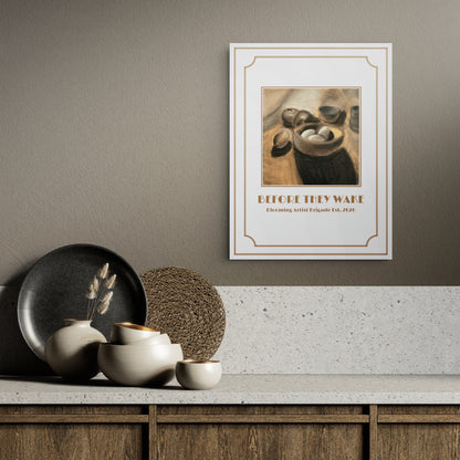Before They Wake Print Art Deco 18x24