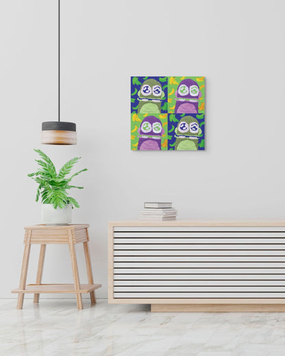 Monkey Mania 2 Canvas 16x16