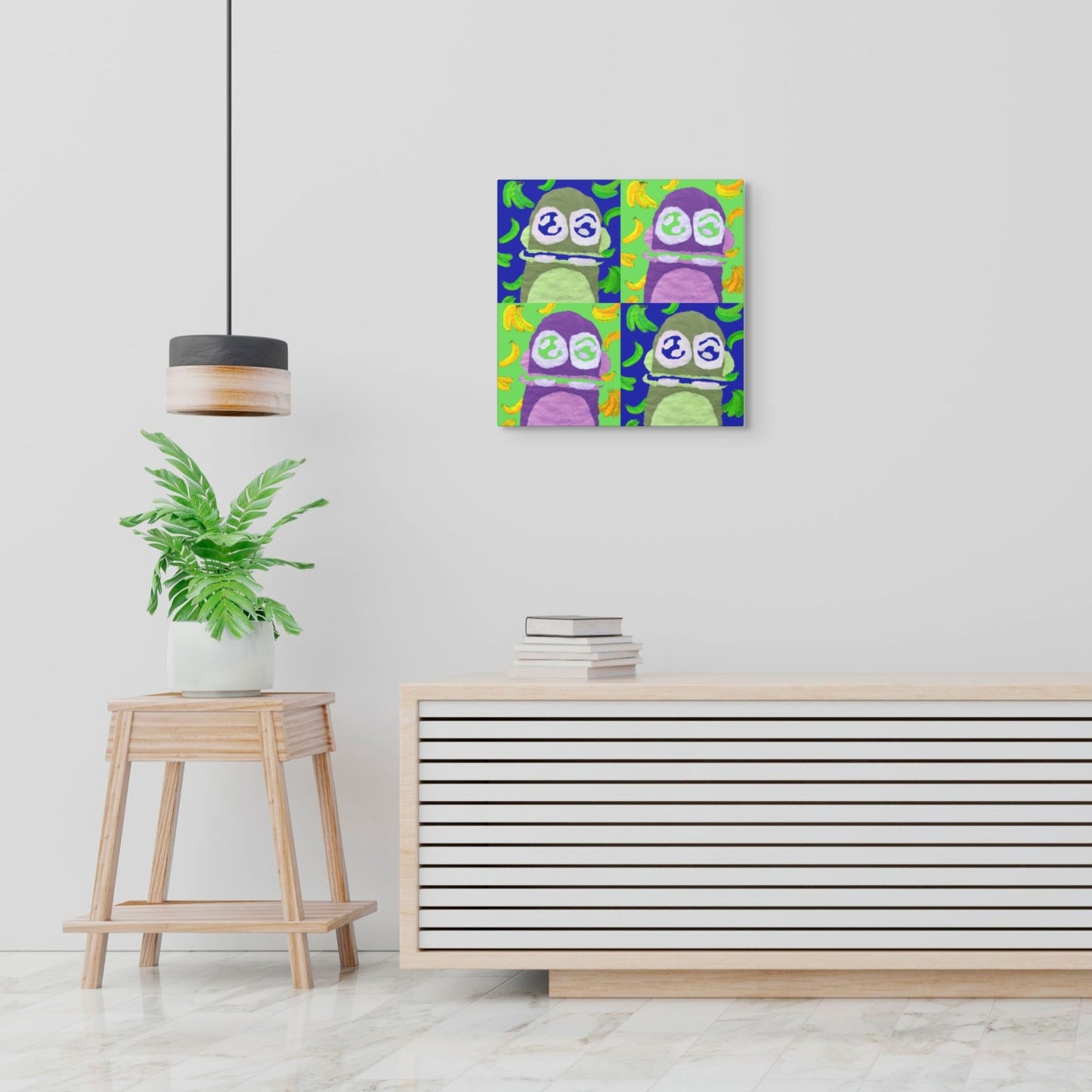 Monkey Mania 2 Print 16x16