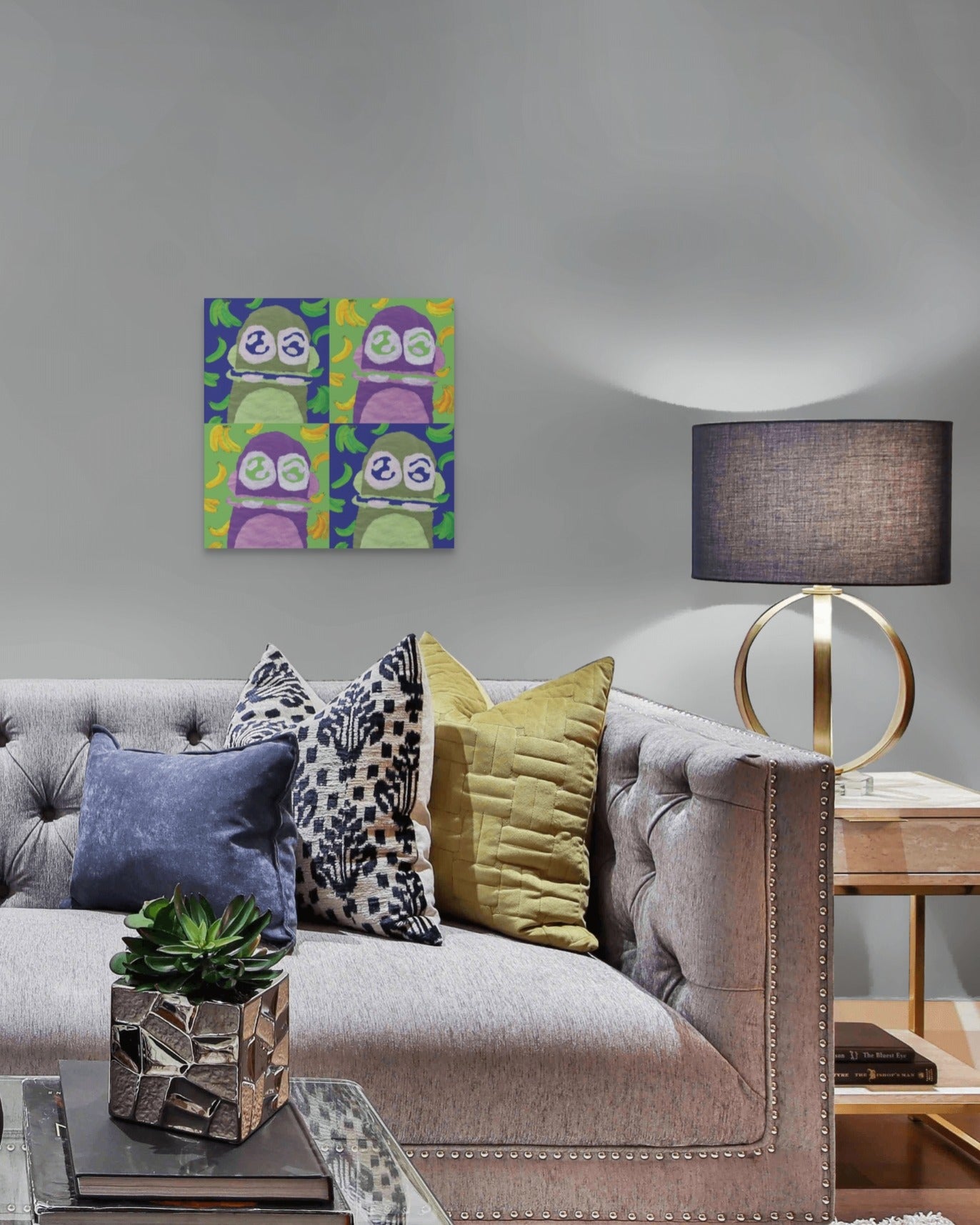Monkey Mania 2 Canvas 16x16