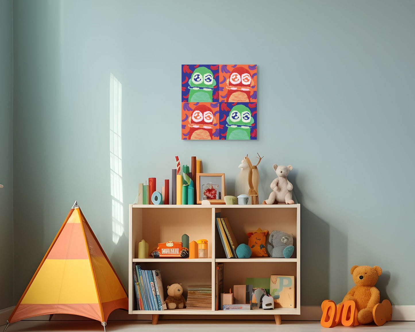 Monkey Mania 3 Canvas 16x16
