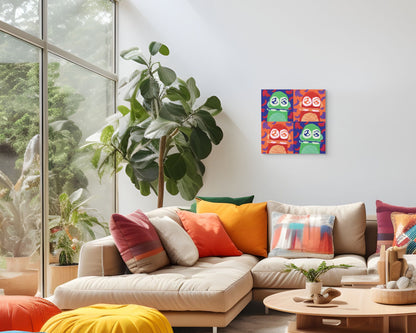 Monkey Mania 3 Canvas 16x16